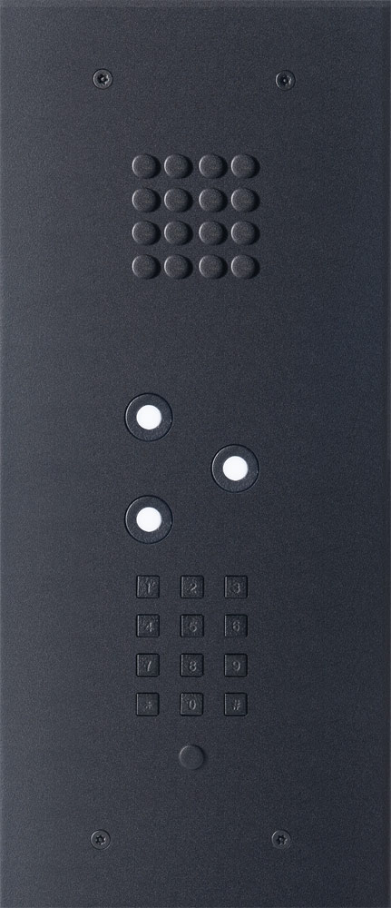 Wizard Bronze Black IP 3 buttons small with keypad